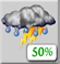 Vereinzelte Gewitter