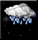 sehr leichter Niederschlag, Showers, stark bewölkt sehr leichter Niederschlag, Showers, stark bewölkt